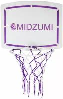 Баскетбольное кольцо Midzumi малое, 46,5х36,5х37 см, бело-фиолетовый 00-00000018