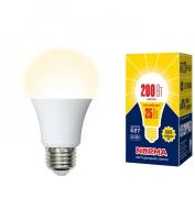 Лампа светодиодная Volpe 25Вт Е27 LED-A70-25W/3000K/E27/FR/NR