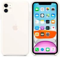 Apple iPhone 11 Silicone Case -White, Силиконовый чехол для iPhone 11 белого цвета