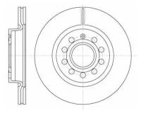 Торм. диск пер. вент.[279.9x22] 5 отв
