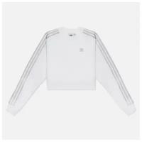 Женская толстовка adidas Originals Adicolor Classics High Shine Crew Hoodie белый, Размер L