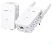 Адаптер Mercusys AV1000 Powerline kit with 300Mbps Wi-Fi, plug and play, up to 300 meters over an existing electrical circuit, the kit includes