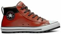 Кеды Converse Chuck Taylor All Star Street Lugged A00718 кожаные коричневые