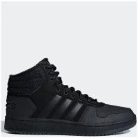 Кеды высокие Adidas Hoops 2.0 Mid Cblack/Cblack/Carbon