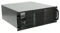 Procase Корпус RE411-D8H5-E-55 Корпус 4U server case,8x5.25+5HDD, черный, без блока питания, глубина 550мм, MB EATX 12