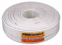 Кабель RG-6U+Cu 48проц. 75Ом бел. PROCONNECT 01-2206