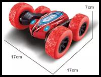 Радиоуправляемая машинка-перевёртыш на пульте управления. Радиоуправляемый автомобиль внедорожник2,4 ГГц игрушка для мальчиков и девочек (Цвет: красный)