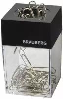 BRAUBERG Скрепочница магнитная brauberg с 30 скрепками, прозрачный корпус, 225189, 6 шт