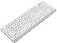 Клавиатура проводная A4TECH Fstyler FKS10 USB белый серый