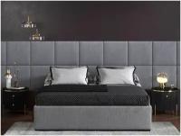Панель кровати Alcantara Gray 50х50 см 1 шт