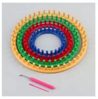 Сима-ленд набор для вязания лумы, 5054434 разноцветный