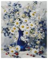 Картина по номерам Белоснежка «Любимые цветы» (50х40 см, холст на подрамнике)
