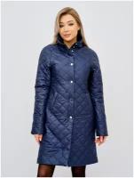 Пальто женское BrandStoff стеганое, зимнее, демисезонное, утепленное, больших размеров, длинное