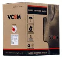 Кабель U/UTP indoor 4 пары категория 5e VCOM CCA PVC 305м VNC1100/VNC1100-BL