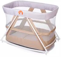 Детская металлическая кровать-колыбель ROCKING CRIB BEIGE