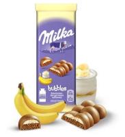 92Г шоколад MILKA баблз банан/