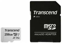Карта памяти Transcend microSDXC 256Gb Class10 + adapter