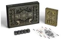 Подарочный набор 2 в 1 «Poker cards and cubes», 54 карты, кубики