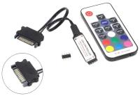 Пульт ДУ для управления подсветкой в ПК, RGB 12V, 4 pin, SATA