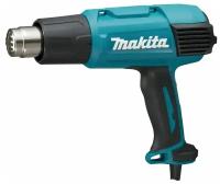 Строительный фен Makita HG6031VK (1800 Вт, 50-600*C, 250/500л/мин, 4 насадки, 0,67 кг, кейс)