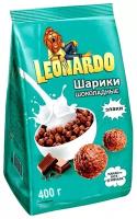 Готовый завтрак LEONARDO шарики, шоколадный, 400 г