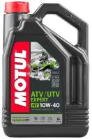 Полусинтетическое моторное масло Motul ATV-UTV Expert 4T 10W40