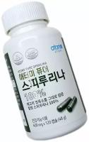 Atomy/Атоми Спирулина органическая с содержанием хлорофилла 400 мг 120 капсул