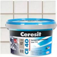 Затирка Ceresit CE 40 Aquastatic №07, серая, 2 кг