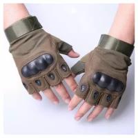 Тактические перчатки для мужчин без пальцев