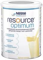 Resource (Nestle) Optimum сухая смесь 400 г ваниль 1 шт