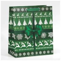 Пакет ламинированный вертикальный «Новогодний подарок», ML 27 × 23 × 11,5 см 7695736