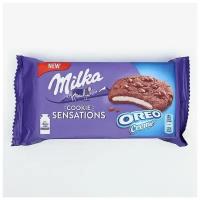 Печенье шоколадное Милка «Шоколадная Сенсация» 156гр / Milka Sensations Cookies Oreo creme 156g