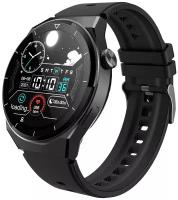 Умные смарт-часы премиум W&O X5 Pro /Bluetooth/Сенсорный экран/Отображение времени/Идентификатор вызывающего абонента/SMS напоминание/Черные