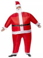 Карнавальный костюм надувной Санта - Клаус Дед Мороз
