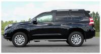 Рейлинги для автомобиля Toyota Land Cruiser Prado 150 (2009- ) серые