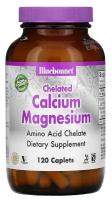 Bluebonnet Nutrition Chelated Calcium Magnesium (Хелатный кальций магний) 120 каплет
