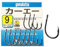 Крючок Gamakatsu KARP HOOK SUPER SNAG №10 с ушком, 9шт/уп