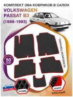 Коврики ЭВА в салон Volkswagen Passat B3 / Фольксваген Пассат Б3 1988-1993; ЕВА / EVA