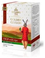 Чай черный Steuarts Black Tea Golden Ceylon FBOP WITH TIPS среднелистовой 100 г