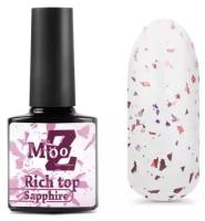 Mooz верхнее покрытие Rich Top, sapphire, 9 мл