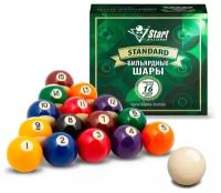 Комплект шаров для бильярда Start Billiards Standard 57,2 мм, пул