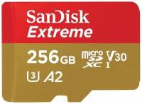Карта памяти SanDisk Extreme microSDXC 256GB SD Adapter 190/130MB/s