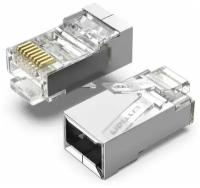 RJ45 коннектор (обжимной) кат6 FTP экранированный Vention (IDCR0-10) 10шт