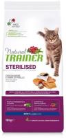 Сухой корм для кастрированных кошек Trainer Natural Cat Adult Sterilised, с лососем, 10 кг