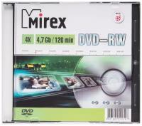 Диски Mirex DVD-RW Slim Case (1 шт.) 4.7 Gb 4x (UL130032A4S)