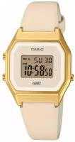 Наручные часы CASIO Vintage 77025, бежевый, золотой