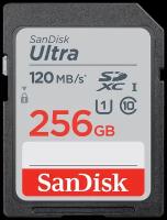 Карта памяти SDXC 256GB SanDisk Class 10 Ultra UHS-I (120 Mb/s)