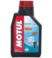 Минеральное моторное масло Motul Outboard Tech 4T 10W30, 1 л, 1 кг, 1 шт