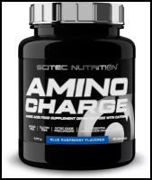 Аминокислоты EAA и кофеин Scitec Nutrition Amino Charge, предтренировочный препарат, порошок, 570 г, ежевика