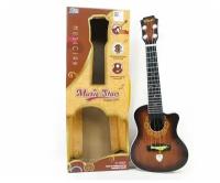 Гитара классическая 4 струны с медиатором, детский музыкальный инструмент, музыкальная игрушка для девочек, для мальчиков 49 см